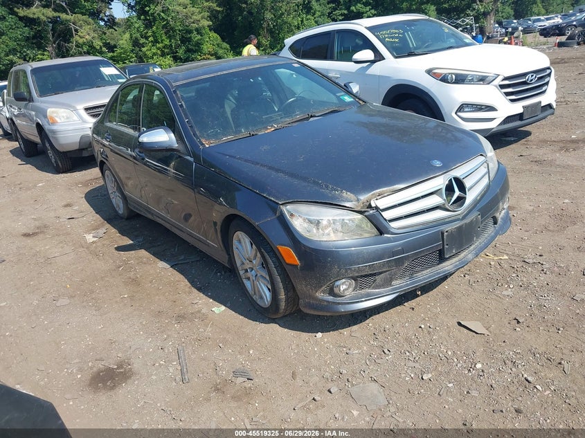 2009 Mercedes-benz C class VIN WDDGF54X59R084316 IAAI salvage auction — NORMAL WEAR, Clear (New Jersey), sold $1,075 on 2026-07-21 (photo 1)