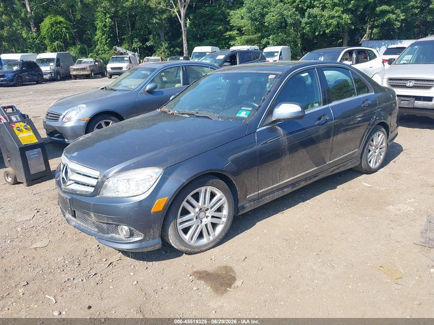 2009 Mercedes-benz C class VIN WDDGF54X59R084316 IAAI salvage auction — NORMAL WEAR, Clear (New Jersey), sold $1,075 on 2026-07-21 (photo 2)