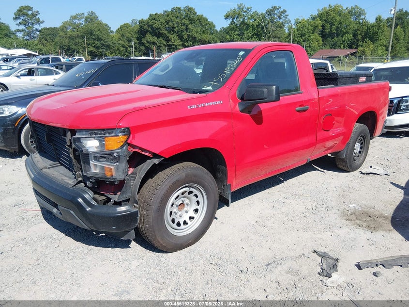 2023 Chevrolet Silverado VIN 3GCNAAEK2PG102859 IAAI salvage auction — FRONT END, Salvage (South Carolina), sold $6,200 on 2026-09-11 (photo 2)
