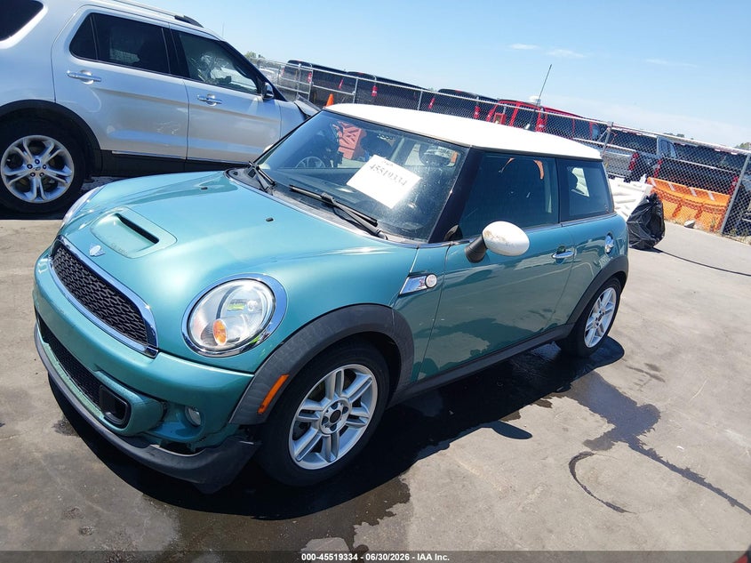 2012 Mini Cooper VIN WMWSV3C5XCTY27345 IAAI salvage auction — FRONT END, Salvage Title, sold $800 on 2026-08-19 (photo 2)