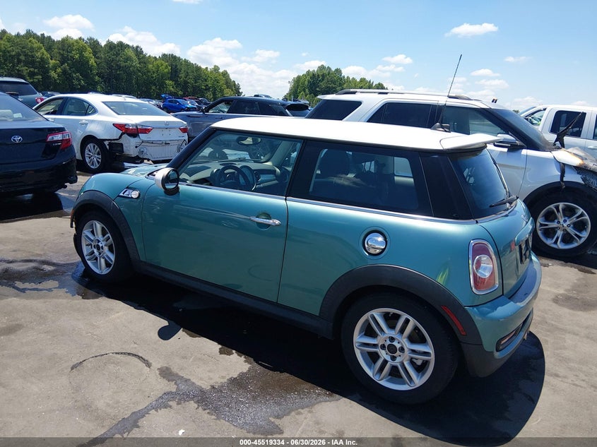 2012 Mini Cooper VIN WMWSV3C5XCTY27345 IAAI salvage auction — FRONT END, Salvage Title, sold $800 on 2026-08-19 (photo 3)