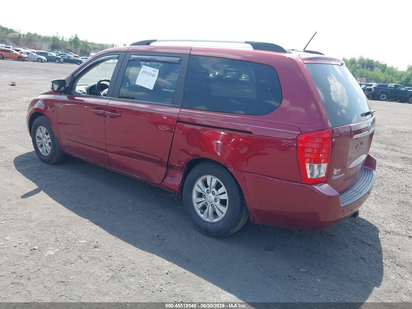 2012 Kia SEDONA VIN KNDMG4C74C6447803 IAAI salvage auction — LEFT SIDE, Salvage Title, sold $775 on 2026-07-28 (photo 3)
