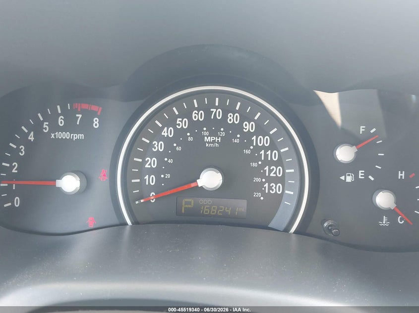 2012 Kia SEDONA VIN KNDMG4C74C6447803 IAAI salvage auction — LEFT SIDE, Salvage Title, sold $775 on 2026-07-28 (photo 7)
