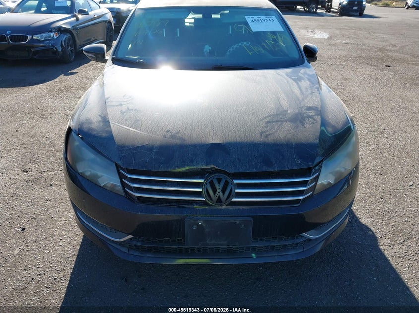 2012 Volkswagen Passat VIN 1VWAP7A33CC070500 IAAI salvage auction — FRONT END, Salvage Title, sold $300 on 2026-08-14 (photo 6)