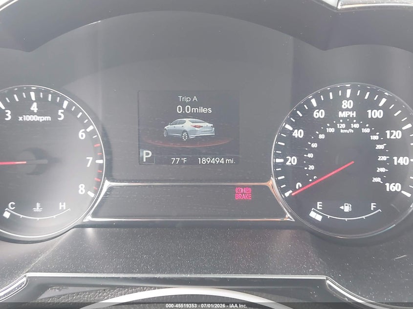 2013 Kia Optima VIN 5XXGR4A65DG223279 IAAI salvage auction — FRONT END, Salvage (California), sold $1,100 on 2026-07-14 (photo 7)