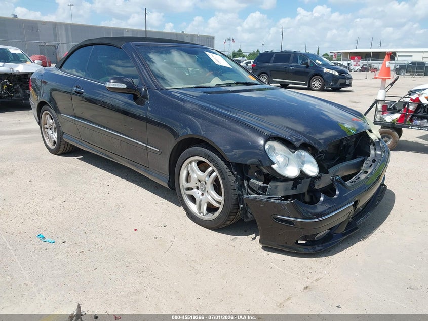 2004 Mercedes-benz Clk-klasse VIN WDBTK75G04T009600 IAAI salvage auction — FRONT END, Salvage (Tennessee), sold $625 on 2026-08-20 (photo 1)