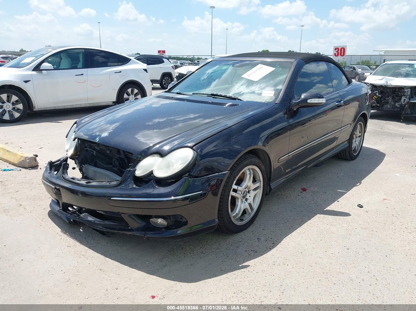 2004 Mercedes-benz Clk-klasse VIN WDBTK75G04T009600 IAAI salvage auction — FRONT END, Salvage (Tennessee), sold $625 on 2026-08-20 (photo 2)