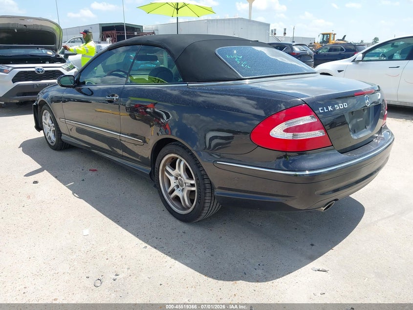2004 Mercedes-benz Clk-klasse VIN WDBTK75G04T009600 IAAI salvage auction — FRONT END, Salvage (Tennessee), sold $625 on 2026-08-20 (photo 3)