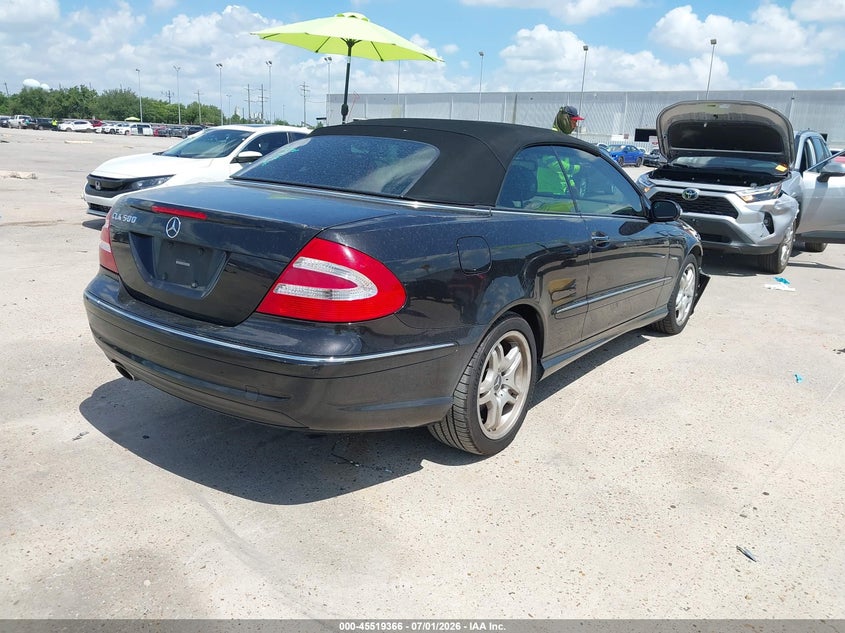 2004 Mercedes-benz Clk-klasse VIN WDBTK75G04T009600 IAAI salvage auction — FRONT END, Salvage (Tennessee), sold $625 on 2026-08-20 (photo 4)