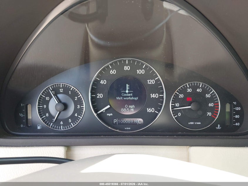 2004 Mercedes-benz Clk-klasse VIN WDBTK75G04T009600 IAAI salvage auction — FRONT END, Salvage (Tennessee), sold $625 on 2026-08-20 (photo 7)