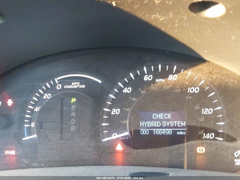 2009 Toyota Camry hybrid VIN JTNBB46K093052724 IAAI salvage auction — NORMAL WEAR, Clear (Arizona), sold $750 on 2026-07-07 (photo 7)
