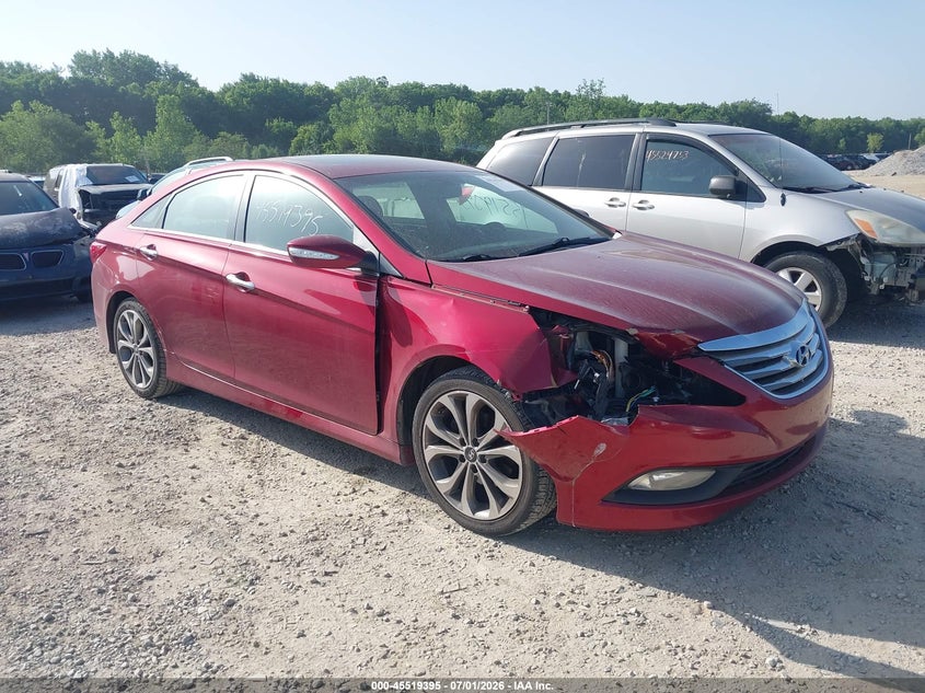 2014 Hyundai Sonata VIN 5NPEC4AC2EH837369 IAAI salvage auction — RIGHT FRONT, Salvage (Ohio), sold $425 on 2026-07-29 (photo 1)