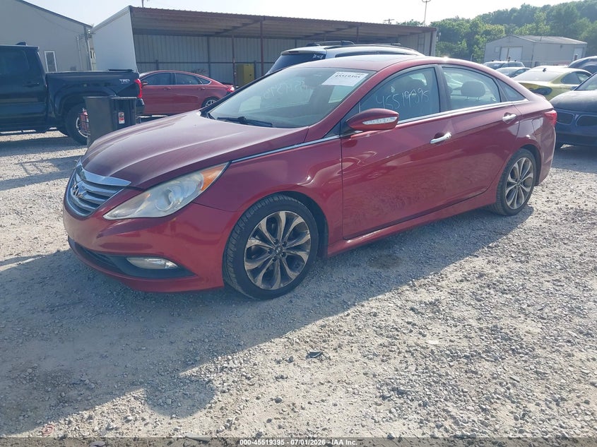 2014 Hyundai Sonata VIN 5NPEC4AC2EH837369 IAAI salvage auction — RIGHT FRONT, Salvage (Ohio), sold $425 on 2026-07-29 (photo 2)