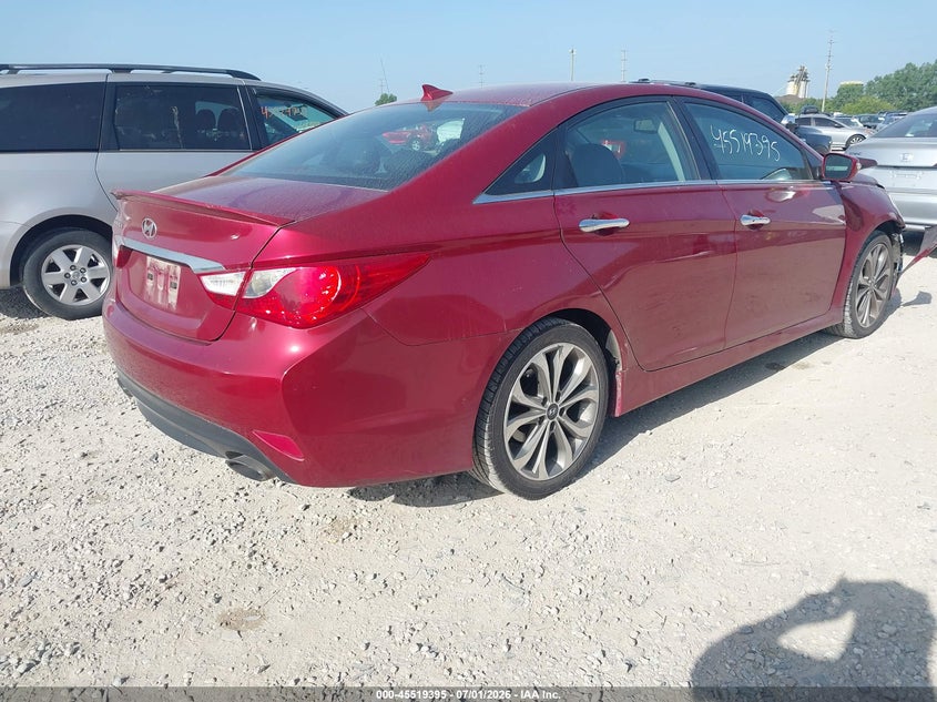 2014 Hyundai Sonata VIN 5NPEC4AC2EH837369 IAAI salvage auction — RIGHT FRONT, Salvage (Ohio), sold $425 on 2026-07-29 (photo 4)