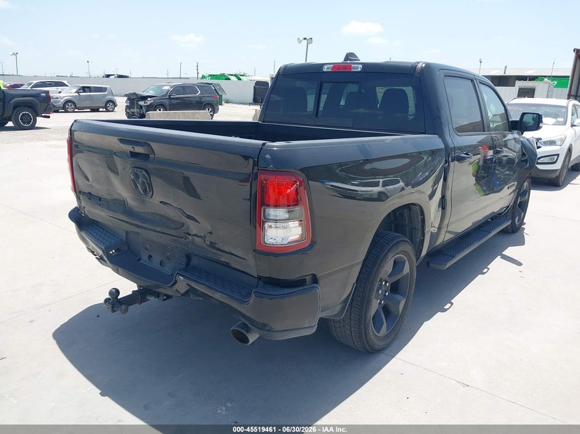 2019 Ram 1500 VIN 1C6RREFT7KN855965 IAAI salvage auction — FRONT & REAR, Salvage Title, sold $6,200 on 2026-09-09 (photo 4)