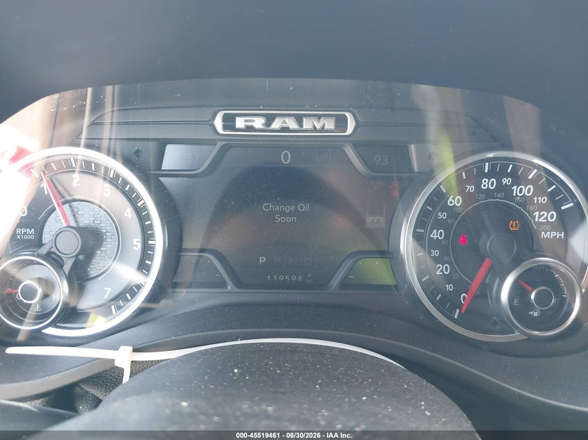2019 Ram 1500 VIN 1C6RREFT7KN855965 IAAI salvage auction — FRONT & REAR, Salvage Title, sold $6,200 on 2026-09-09 (photo 7)