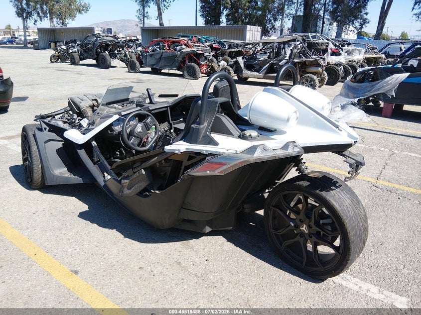 2023 Polaris Slingshot VIN 57XAASHD1P8160881 IAAI salvage auction — FRONT END, Non-Repairable (California), sold $0 on 2026-10-11 (photo 3)