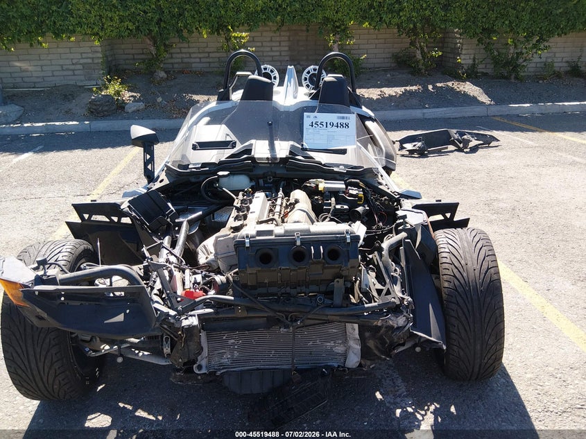 2023 Polaris Slingshot VIN 57XAASHD1P8160881 IAAI salvage auction — FRONT END, Non-Repairable (California), sold $0 on 2026-10-11 (photo 6)