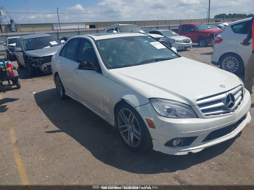 2009 Mercedes-benz C class VIN WDDGF54X09R050283 IAAI salvage auction — FRONT END, Salvage (Idaho), sold $650 on 2026-08-05 (photo 1)