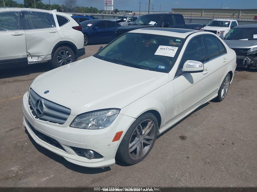 2009 Mercedes-benz C class VIN WDDGF54X09R050283 IAAI salvage auction — FRONT END, Salvage (Idaho), sold $650 on 2026-08-05 (photo 2)