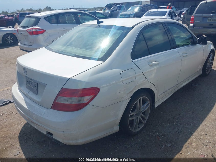 2009 Mercedes-benz C class VIN WDDGF54X09R050283 IAAI salvage auction — FRONT END, Salvage (Idaho), sold $650 on 2026-08-05 (photo 4)