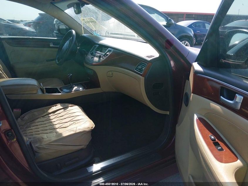 2013 Hyundai Genesis VIN KMHGC4DDXDU239429 IAAI salvage auction — ALL OVER, Original (Texas), sold $1,525 on 2026-07-20 (photo 5)