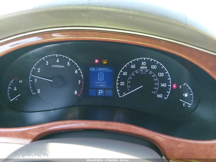 2013 Hyundai Genesis VIN KMHGC4DDXDU239429 IAAI salvage auction — ALL OVER, Original (Texas), sold $1,525 on 2026-07-20 (photo 7)