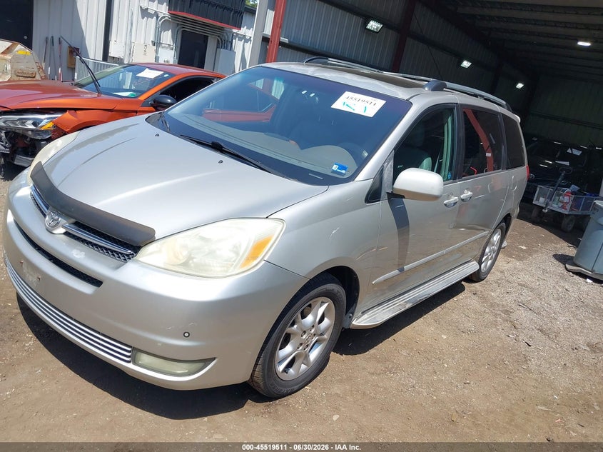 2005 Toyota Sienna VIN 5TDZA22C45S241734 IAAI salvage auction — SIDE, Clear (Virginia), sold $1,150 on 2026-07-19 (photo 2)