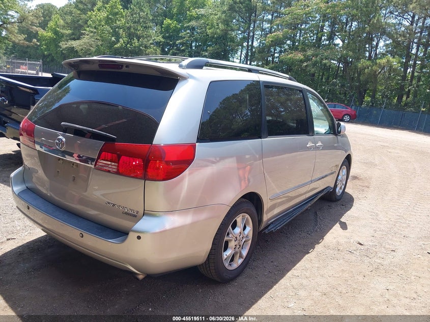 2005 Toyota Sienna VIN 5TDZA22C45S241734 IAAI salvage auction — SIDE, Clear (Virginia), sold $1,150 on 2026-07-19 (photo 4)