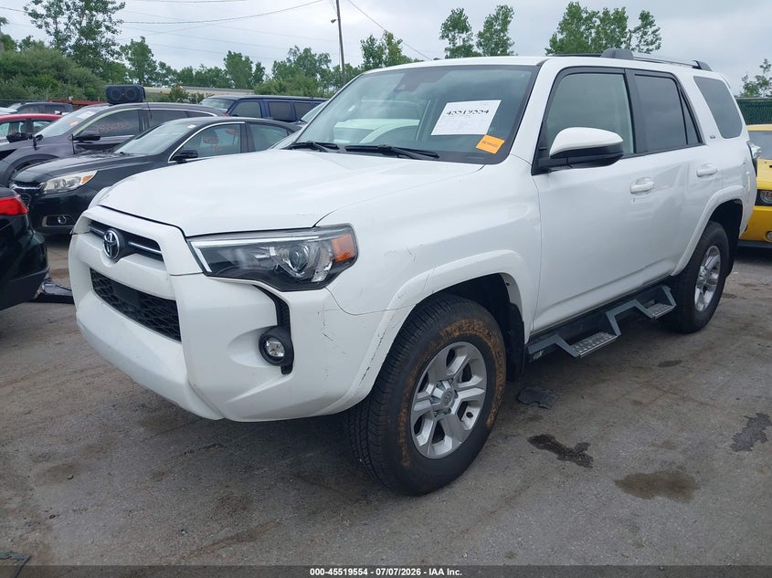 2024 Toyota 4runner VIN JTEMU5JR4R6293178 IAAI salvage auction — FRONT END, Salvage Title, sold $21,100 on 2026-07-21 (photo 2)