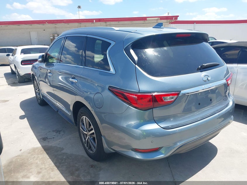 2017 Infiniti Qx60 VIN 5N1DL0MNXHC515012 IAAI salvage auction — ALL OVER, Original (Texas), sold $3,575 on 2026-08-03 (photo 3)