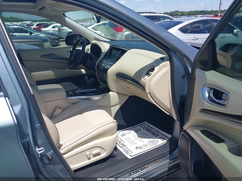 2017 Infiniti Qx60 VIN 5N1DL0MNXHC515012 IAAI salvage auction — ALL OVER, Original (Texas), sold $3,575 on 2026-08-03 (photo 5)