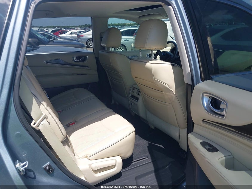 2017 Infiniti Qx60 VIN 5N1DL0MNXHC515012 IAAI salvage auction — ALL OVER, Original (Texas), sold $3,575 on 2026-08-03 (photo 8)