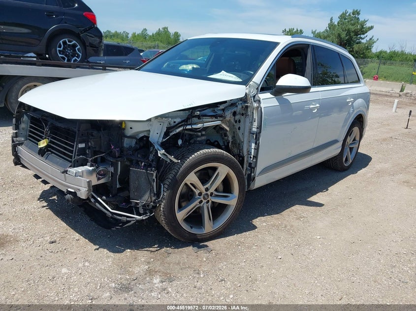 2019 Audi Q7 VIN WA1VAAF71KD005419 IAAI salvage auction — FRONT END, Clear (Wisconsin), sold $50 on 2026-07-28 (photo 2)