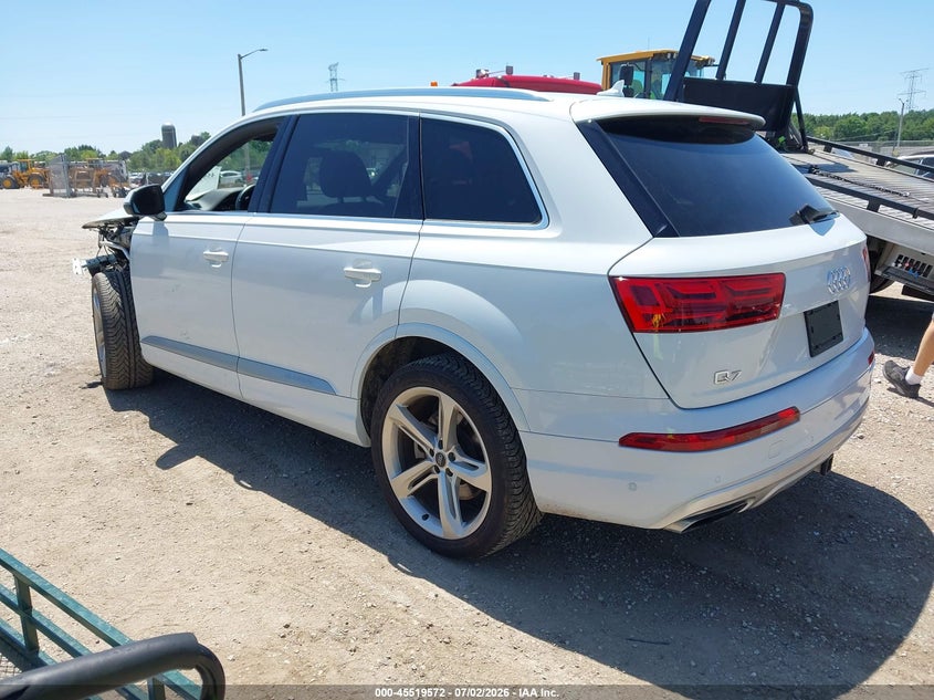 2019 Audi Q7 VIN WA1VAAF71KD005419 IAAI salvage auction — FRONT END, Clear (Wisconsin), sold $50 on 2026-07-28 (photo 3)
