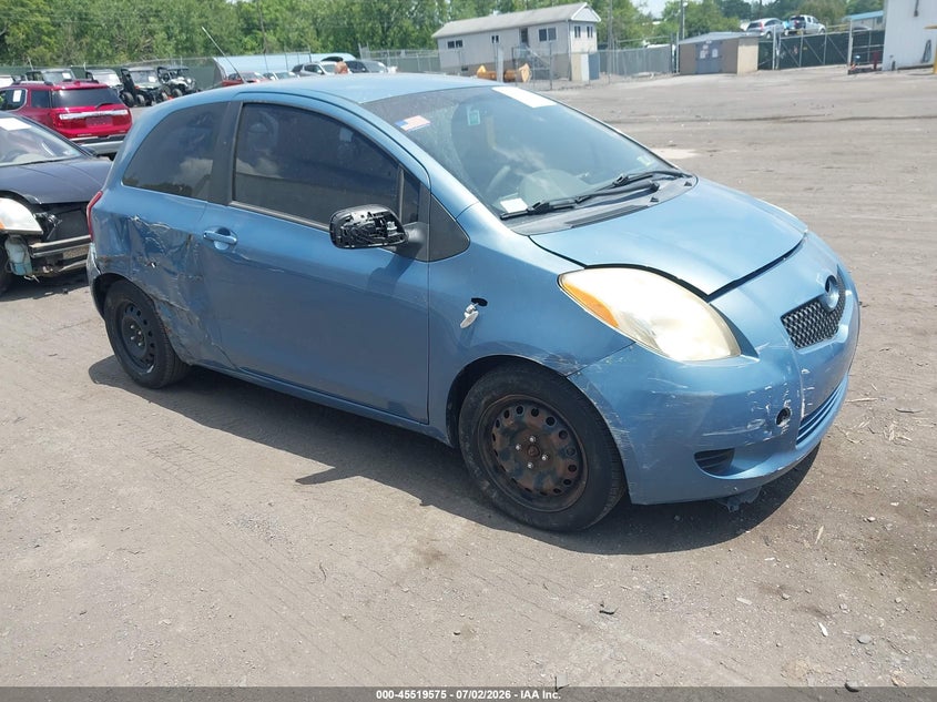 2007 Toyota Yaris VIN JTDJT923X75043930 IAAI salvage auction — NORMAL WEAR, Clear (Pennsylvania), sold $850 on 2026-07-14 (photo 1)
