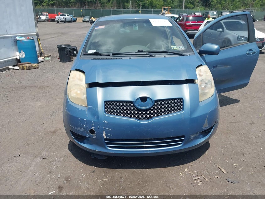 2007 Toyota Yaris VIN JTDJT923X75043930 IAAI salvage auction — NORMAL WEAR, Clear (Pennsylvania), sold $850 on 2026-07-14 (photo 6)