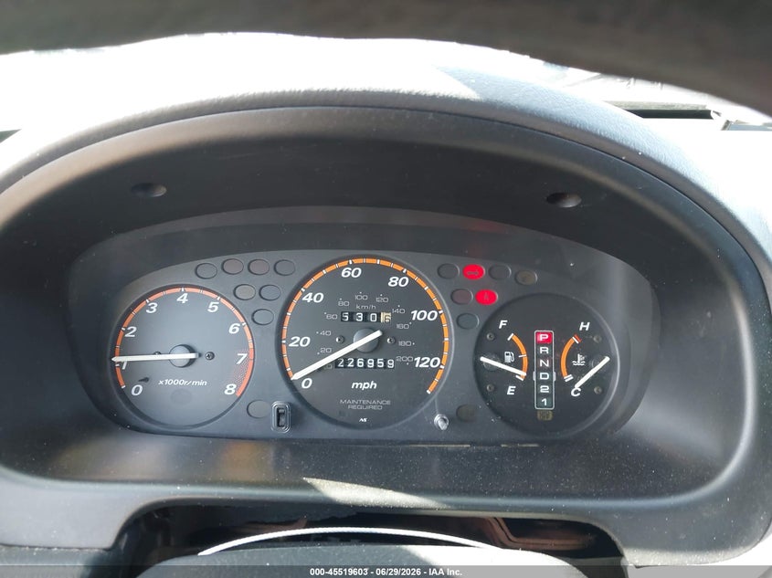 2001 Honda Cr-v VIN JHLRD18681C014404 IAAI salvage auction — NORMAL WEAR, Clear - Dealer Only (California), sold $1,000 on 2026-07-06 (photo 7)