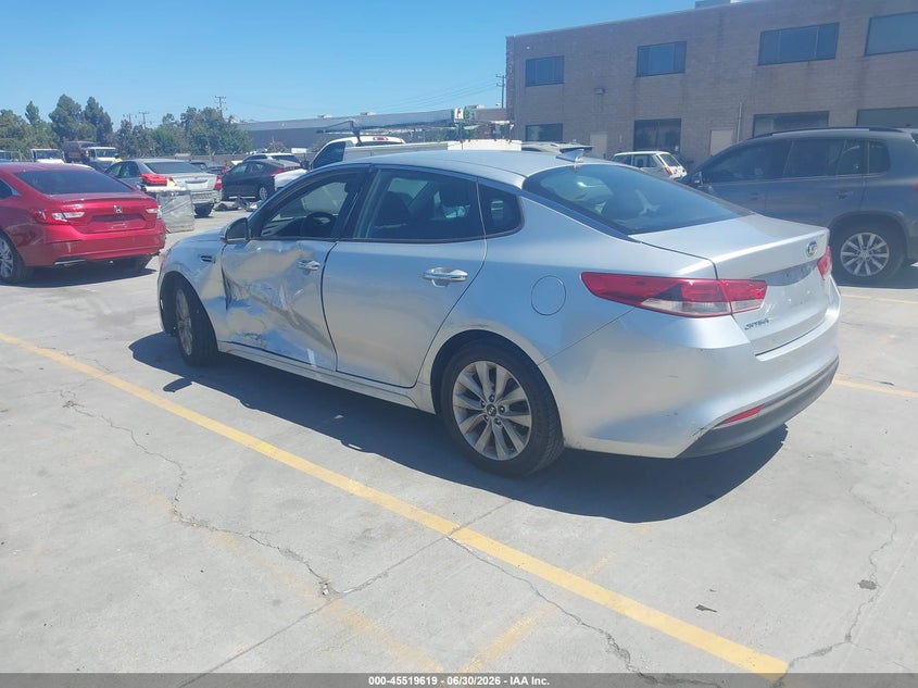 2017 Kia Optima VIN 5XXGT4L32HG129810 IAAI salvage auction — LEFT SIDE, Salvage (California), sold $1,500 on 2026-07-20 (photo 3)
