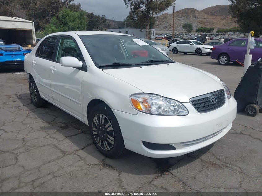 2008 Toyota Corolla VIN 1NXBR32E38Z024057 IAAI salvage auction — REAR END, Salvage (California), sold $1,050 on 2026-07-11 (photo 1)
