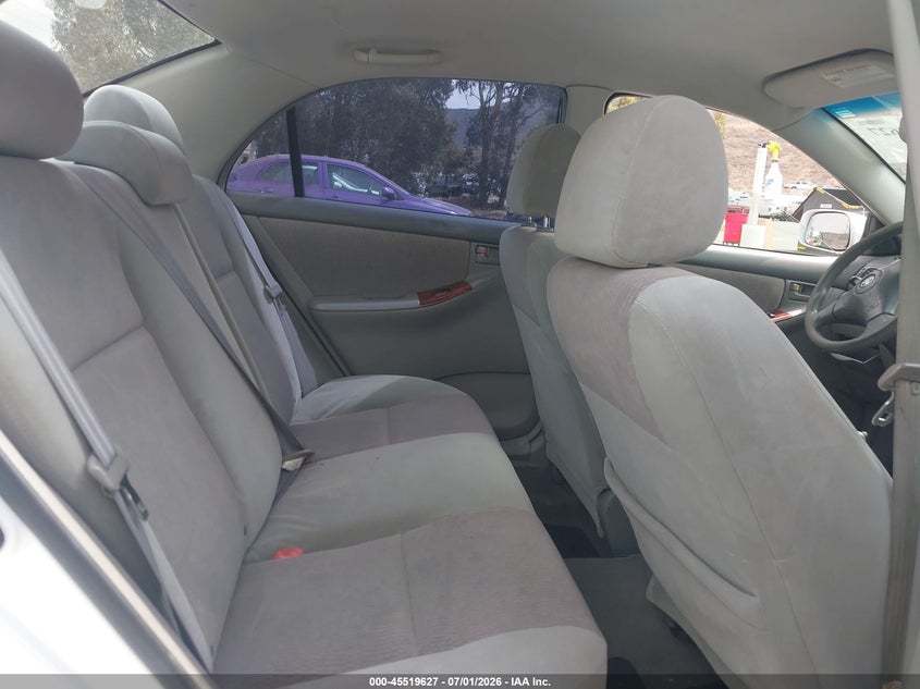2008 Toyota Corolla VIN 1NXBR32E38Z024057 IAAI salvage auction — REAR END, Salvage (California), sold $1,050 on 2026-07-11 (photo 8)
