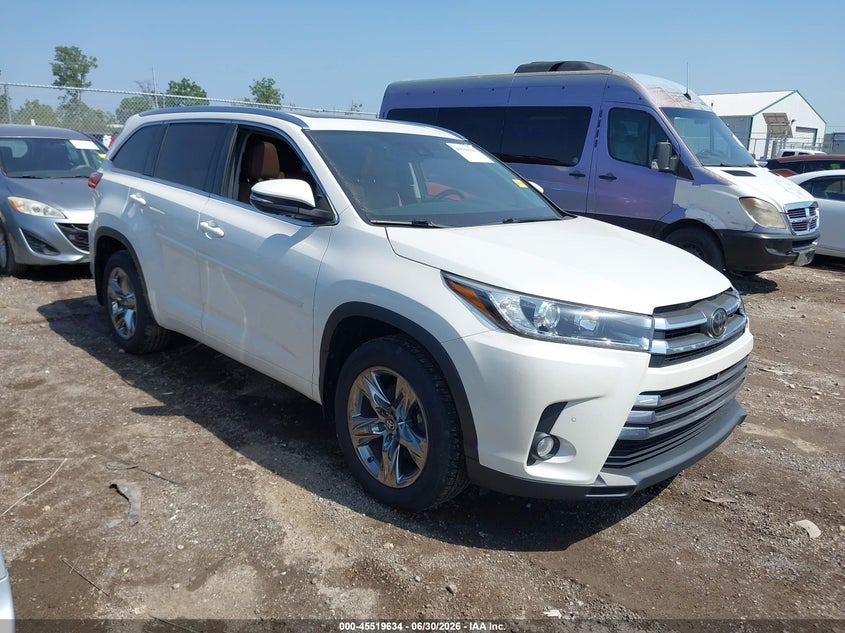 2017 Toyota Highlander VIN 5TDDZRFH1HS456266 IAAI salvage auction — NORMAL WEAR, Original (Ohio), sold $12,100 on 2026-07-09 (photo 1)