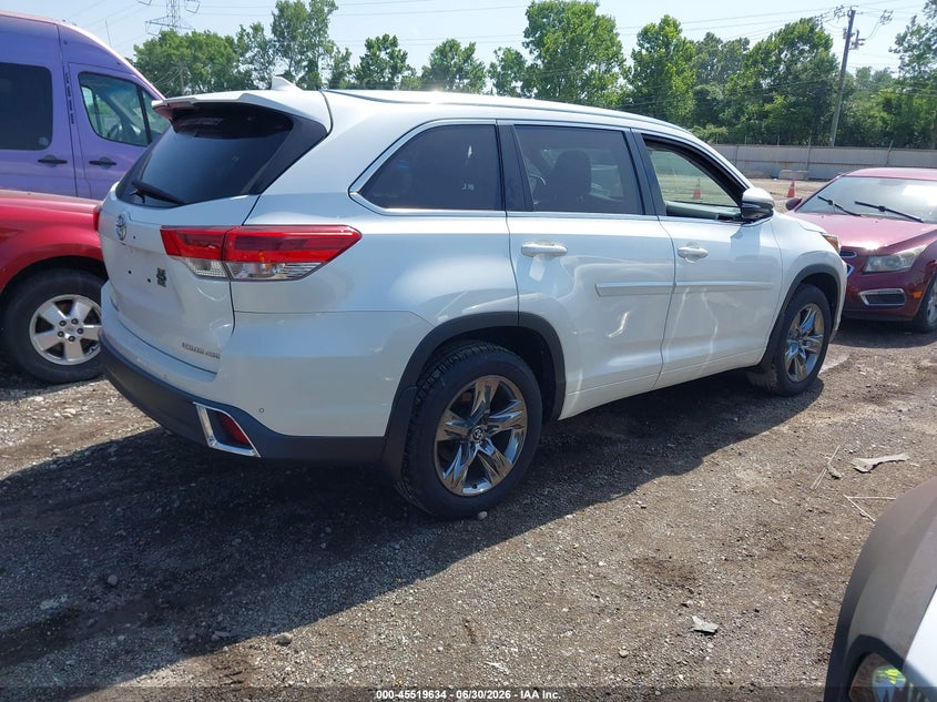 2017 Toyota Highlander VIN 5TDDZRFH1HS456266 IAAI salvage auction — NORMAL WEAR, Original (Ohio), sold $12,100 on 2026-07-09 (photo 4)