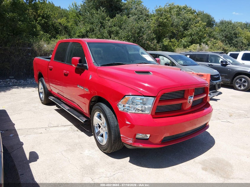 2010 Dodge Ram 1500 VIN 1D7RV1CT6AS194369 IAAI salvage auction — FRONT END, Original (Texas), sold $4,200 on 2026-08-03 (photo 1)