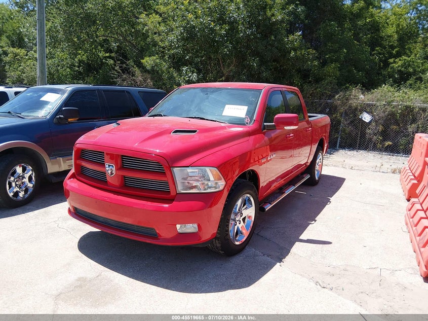 2010 Dodge Ram 1500 VIN 1D7RV1CT6AS194369 IAAI salvage auction — FRONT END, Original (Texas), sold $4,200 on 2026-08-03 (photo 2)