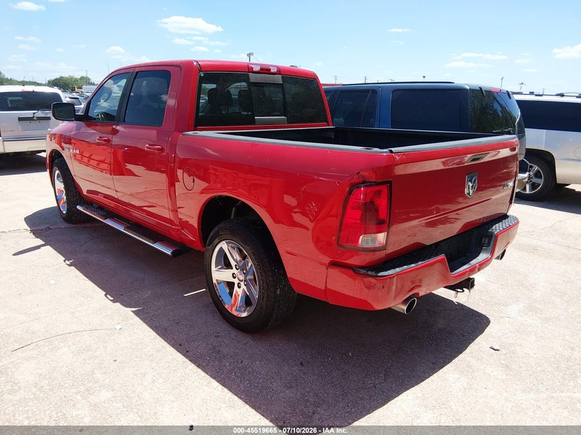 2010 Dodge Ram 1500 VIN 1D7RV1CT6AS194369 IAAI salvage auction — FRONT END, Original (Texas), sold $4,200 on 2026-08-03 (photo 3)