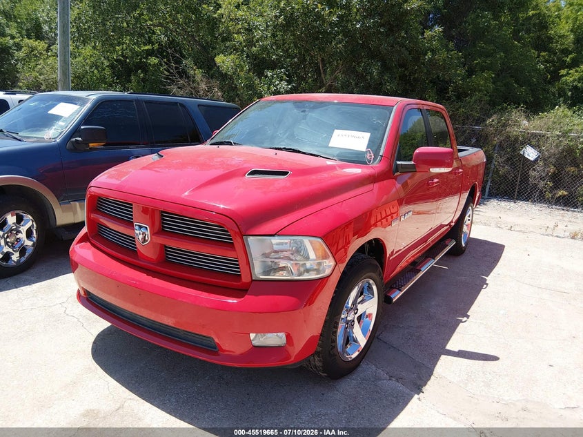 2010 Dodge Ram 1500 VIN 1D7RV1CT6AS194369 IAAI salvage auction — FRONT END, Original (Texas), sold $4,200 on 2026-08-03 (photo 6)