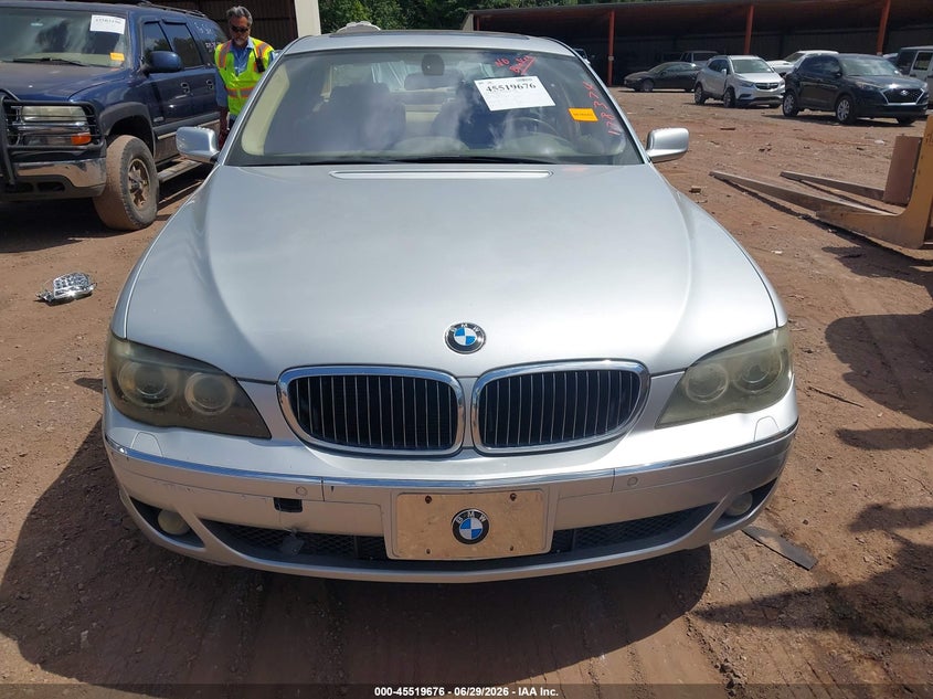 2008 BMW 7 series VIN WBAHN83558DT78374 IAAI salvage auction — MECHANICAL, Clear (Georgia), sold $525 on 2026-07-29 (photo 6)
