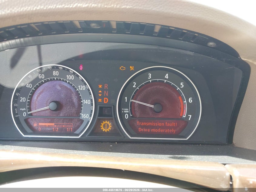 2008 BMW 7 series VIN WBAHN83558DT78374 IAAI salvage auction — MECHANICAL, Clear (Georgia), sold $525 on 2026-07-29 (photo 7)