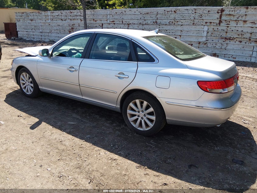 2009 Hyundai Azera VIN KMHFC46D79A380637 IAAI salvage auction — FRONT END, Clear (Massachusetts), sold $350 on 2026-07-22 (photo 3)